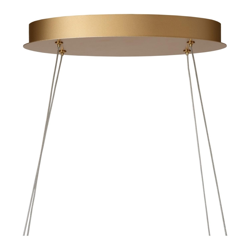 Lucide SARDANA - Závesné svietidlo - LED Dim. - 1x54W 2700K/3200K - Matné zlato / mosadz